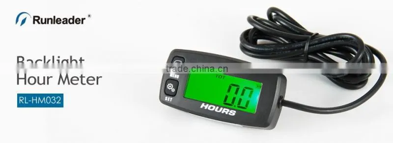Backlight inducation digital tach hour meter engine hour meter RPM meter maintenance reminder for For Motorcycle Marine Boat ATV