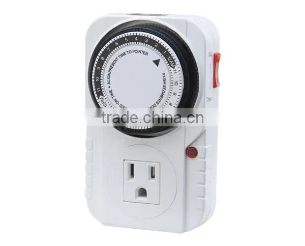 24 hour grounded switchable UK mechanical timer