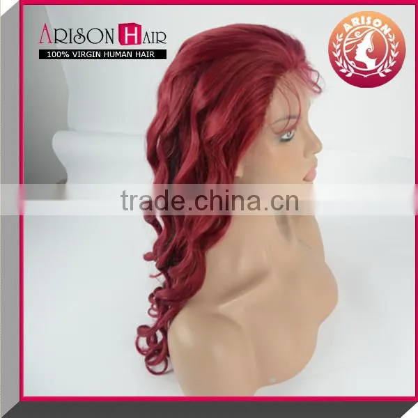 7A Grade For Black Women 100% Human Hair Brazilian Full Lace Wig