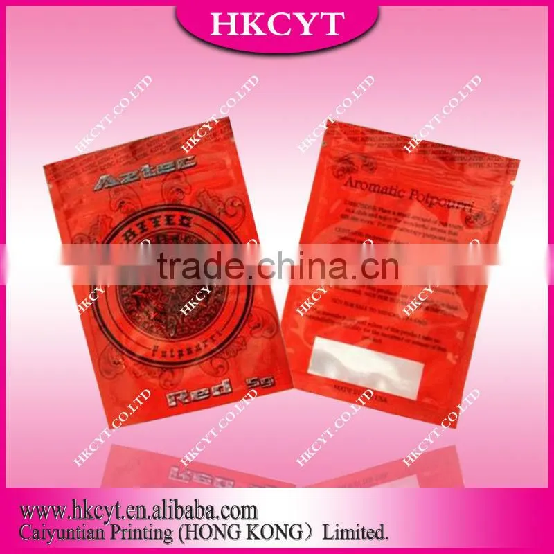 New products spice laminated material spice potpourri bag with zipper