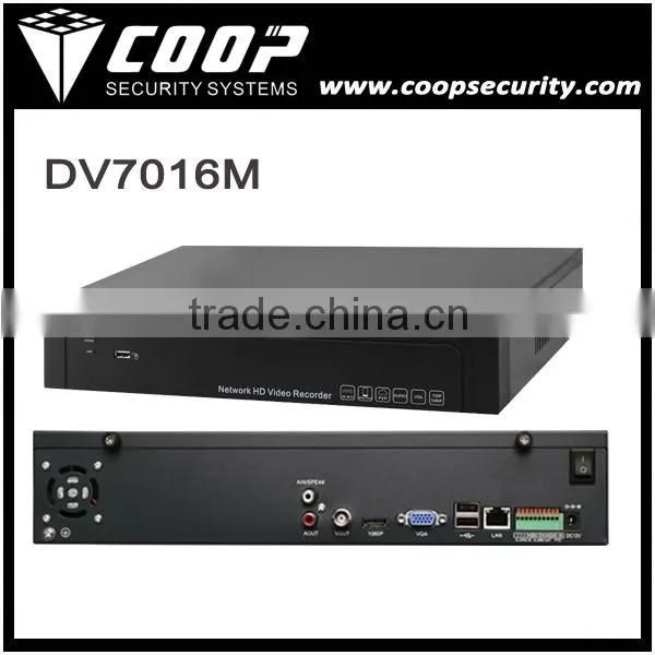 Real Time Standalone Onvif NVR P2P Cloud CCTV Full HD 3MP 16CH NVR Recorder