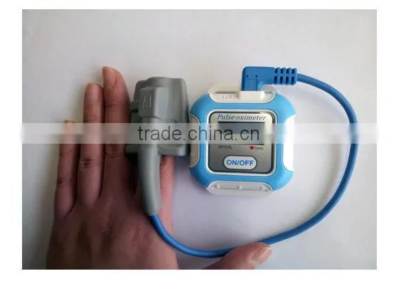 Orange color Excellent finger pulse oximeter with Bluetooth Wireless