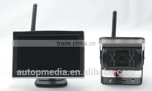wireless security camera systems with 5inch digital screen monitor, night vision camera