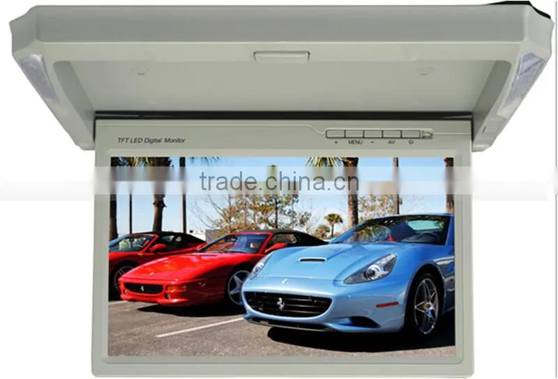 11" Car roof mount digital monitor (16:9) dual input with High Resolution