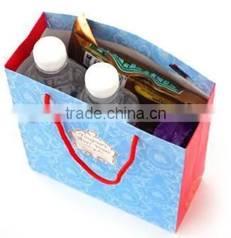 Supermarket bag Custom portable paper bag