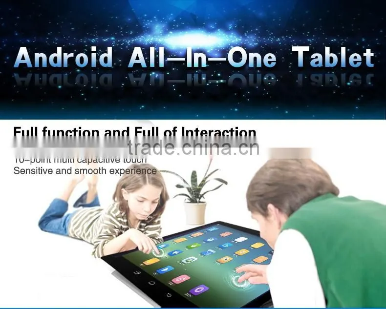 21.5 inch full HD resolution digital signage tablets support 10-points multi-touch