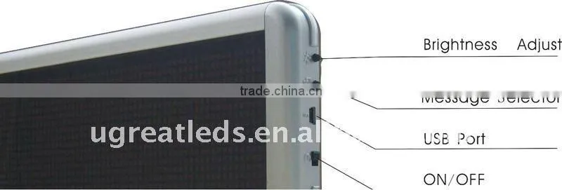 12V SMD Mini Rechargeable Led Moving display