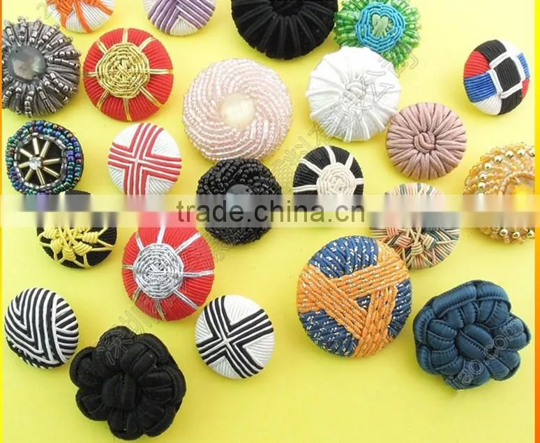 Handmade Cord Braided Fancy Button For Ladies Wear -- F1556