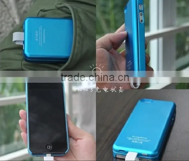 Licensee authorised colorful portable phone power bank for iphone 5s
