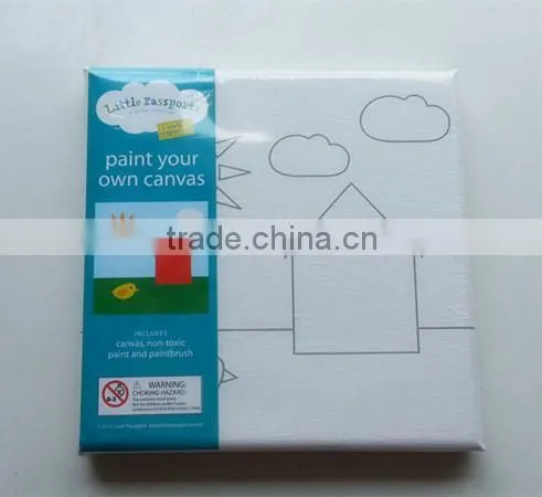 DIY kids canvas painting set