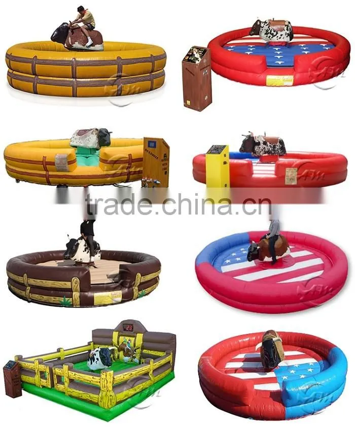 Hot sale inflatable bull riding toys mechanical bull ride for sale