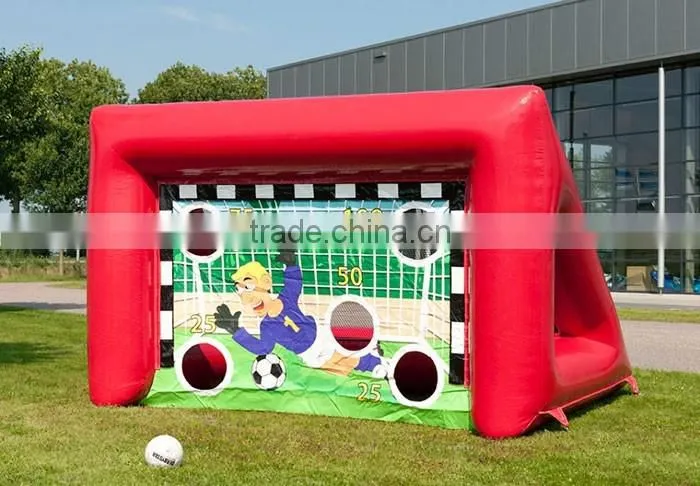 Commercial inflatable soccer training dummy,goal post inflatable soccer goal for kids