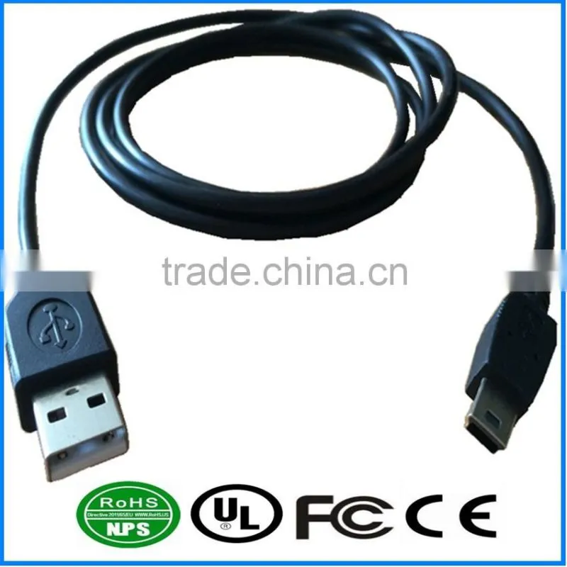 USB2.0 Plug To Mini B Cable High Speed Datawire Extension Adapter Cable