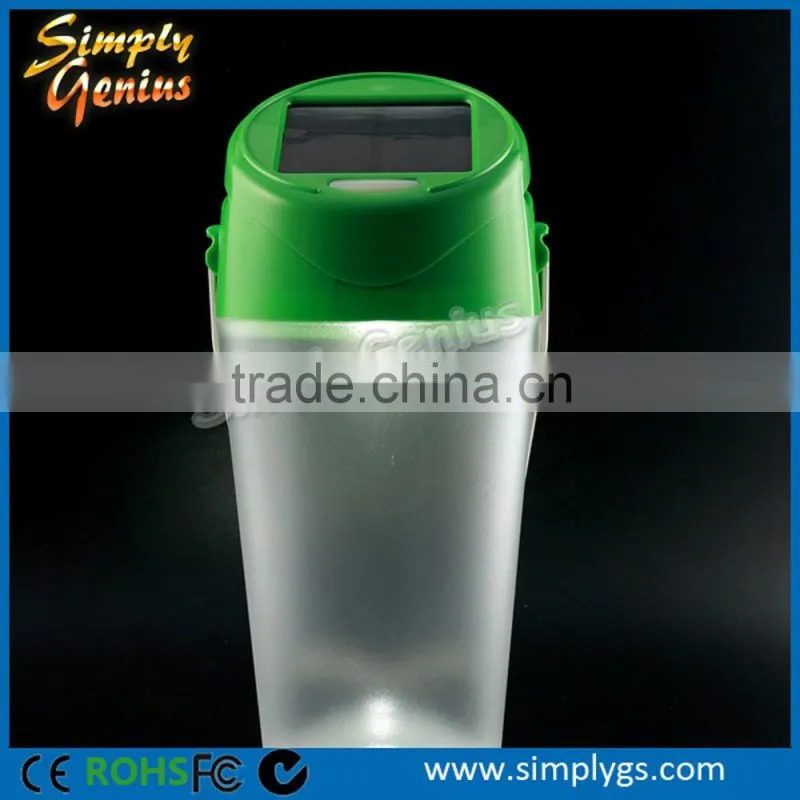 (hot)bottle shape ultra bright foladaway innovative sun-powered light