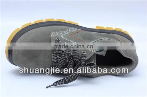 suede leather low cut series safety shoes China manufacture 9716