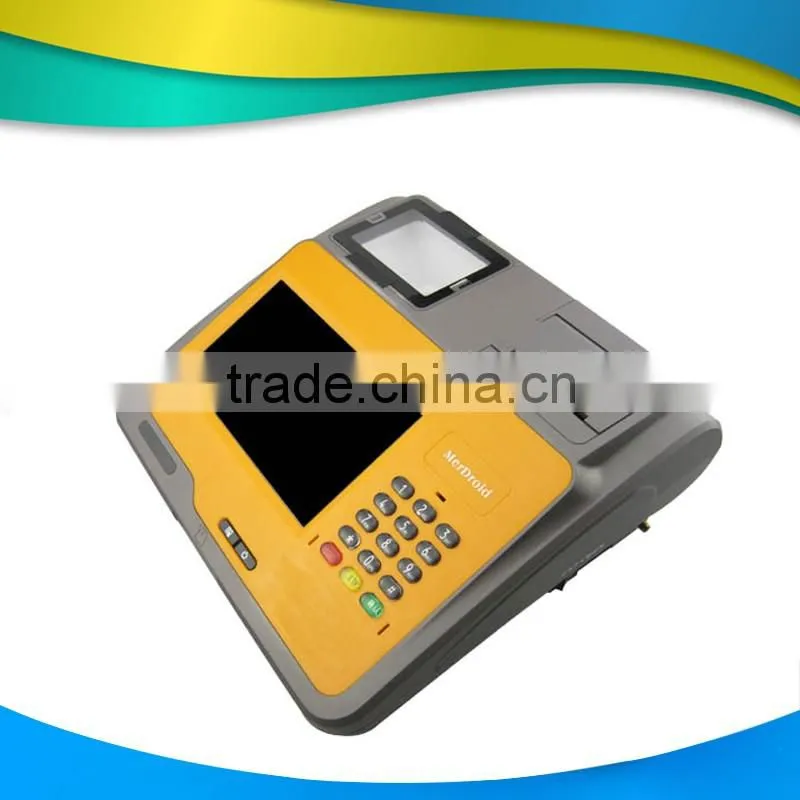Nice design!! 7 inch tablet style pos all in one with printer,barcode scanner,thermal printer------Gc039D