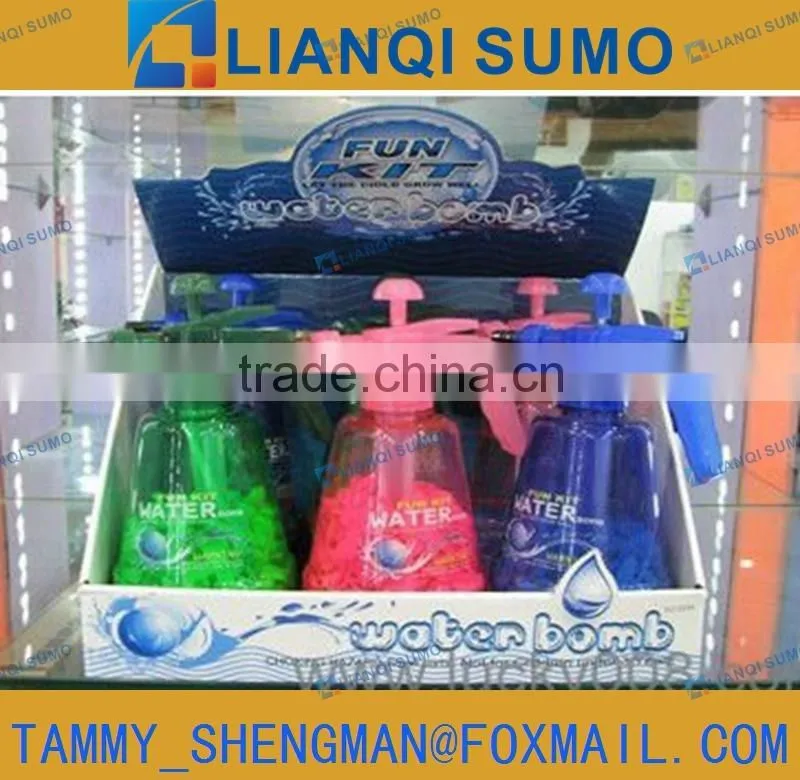 Balloon Pump/water balloon pumper used with cola bottle