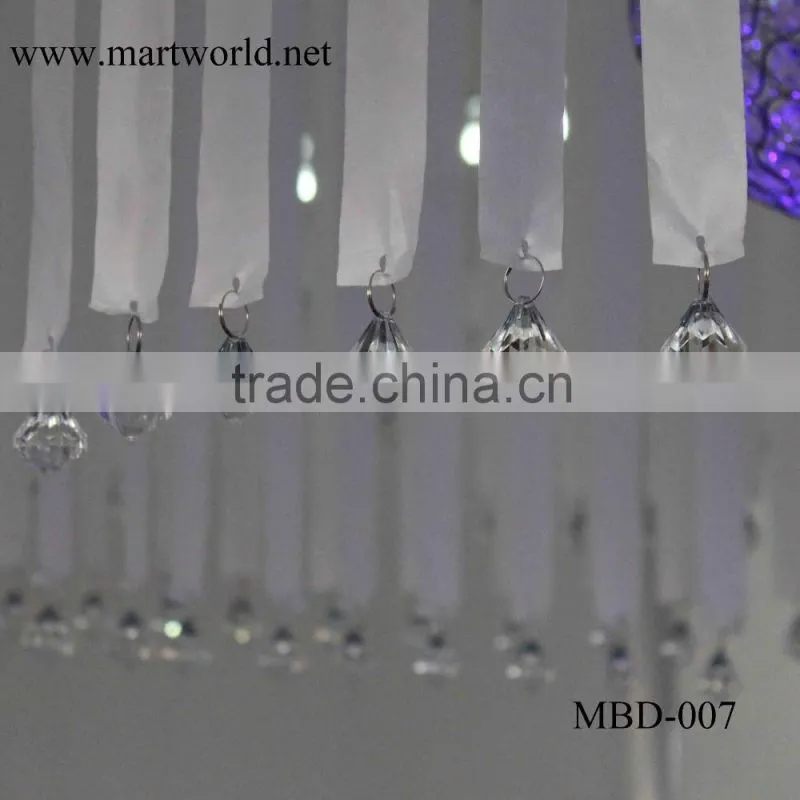 beautiful white round shape fabric wedding mandap decoration for weding decoration supplise in guangzhou MBD-007