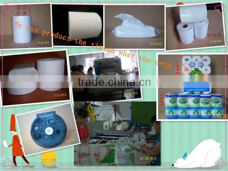 mini Jumbo roll factory promotion , virign pulp toilet tissue