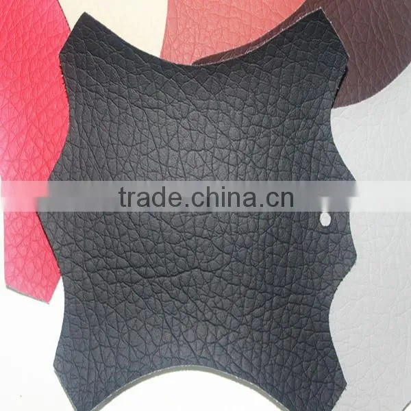 sofa leather big litchi grain PVC leather material