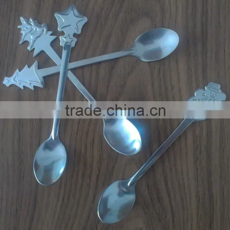2014 hot sale Funny stainless steel spoon cutlery for kids, dinnerware set