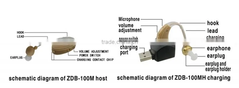 Rechargeable Double Pure Hearing Aids for Sale