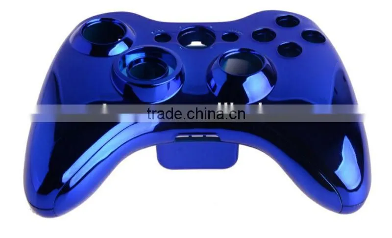 Custom for xbox One Chrome Blue Replacment Shell Buttons for xbox 360 Mod Kit Controller