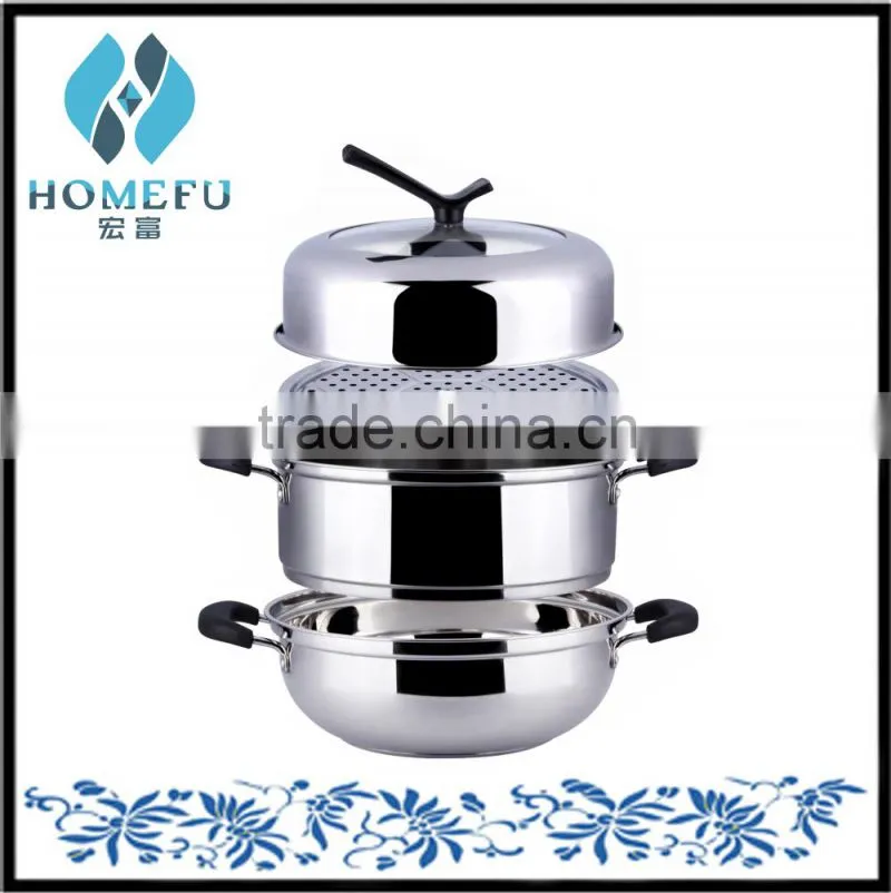 home kitchen utensil stainless steel food steamer in china