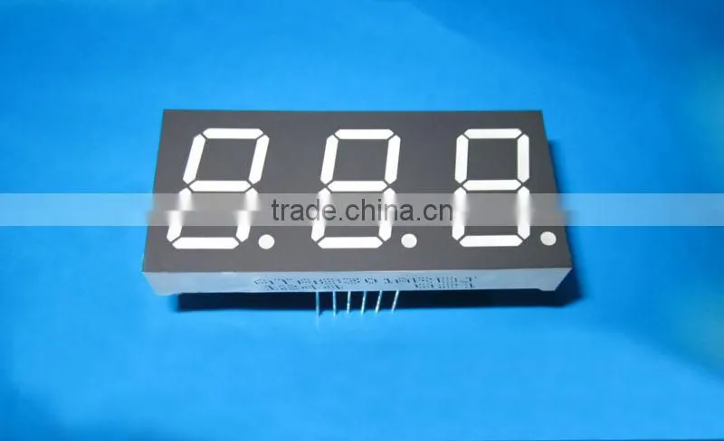 0.25" digital products small 7 segment led display 3 digit