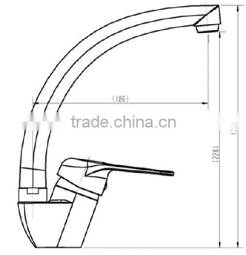 Australian Standard Single Lever Kitchen Mixer Tap
