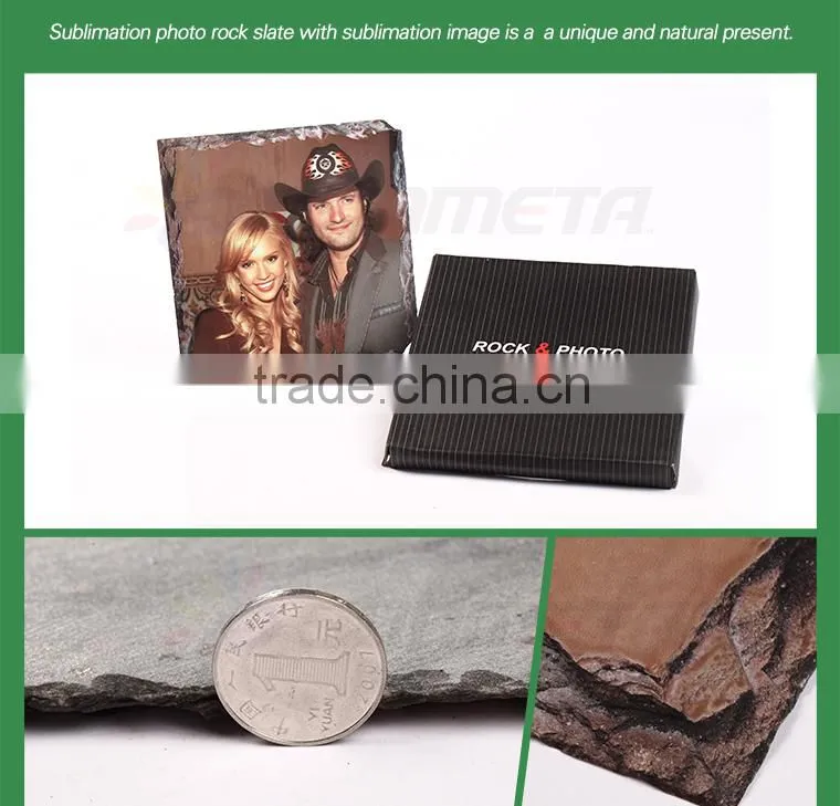 Sunmeta factory directly 3D sublimation blank rock photo SH25 20*20cm
