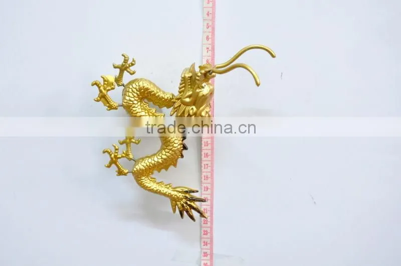 Handmade 6 inch Plastic Dragon shape Fridge Magnets with Single Pole, Promotion Toys