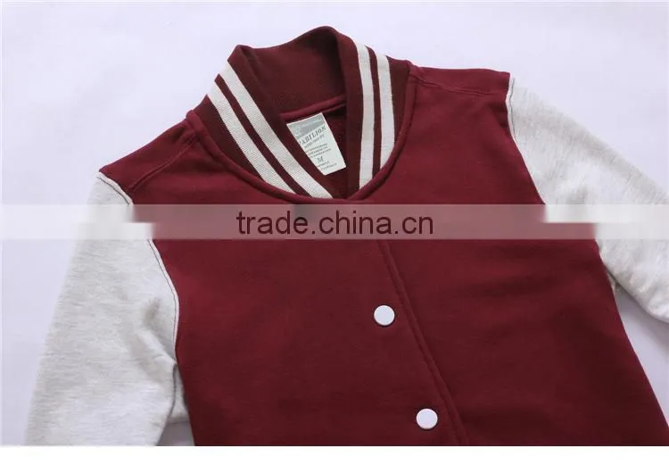 New product fashion new lovers baseball uniform coat for heavy fleece hoodie