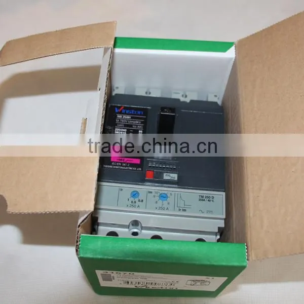 WNS Series Adjustable MCCB Moulded Case Leakage Protection Circuit Breaker with CE