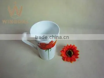 ceramic coffee mug with decal