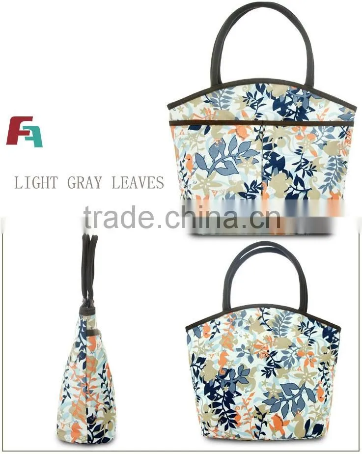 European and American style printing women handbag factories in china