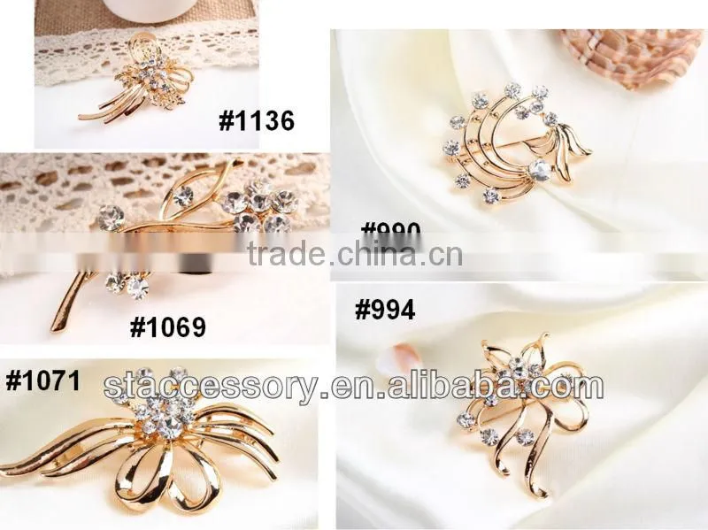 Wholesales crown brooch, rhinestone brooch, wedding crown brooch