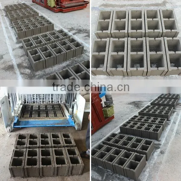 2015 China Block Machinery Newest WT10-15 movable concrete block machine