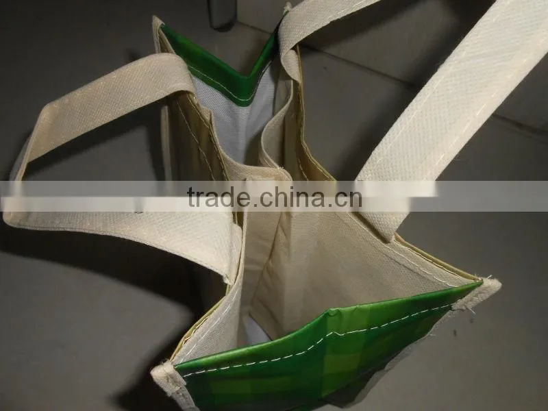 four bottles of wine bottle bag