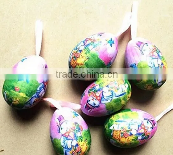 New 2016 Easter eggs colorful Different kinds Wooden eggs Different sizes easter eggs