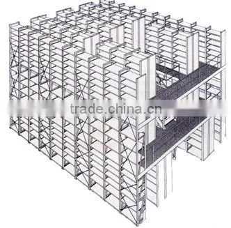 Space saving storage equipment heavy duty steel mezzanine rack