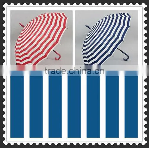 190T polyester black and white stripe printing taffeta umbrella material