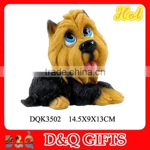 Poly resin Pet dog figurine