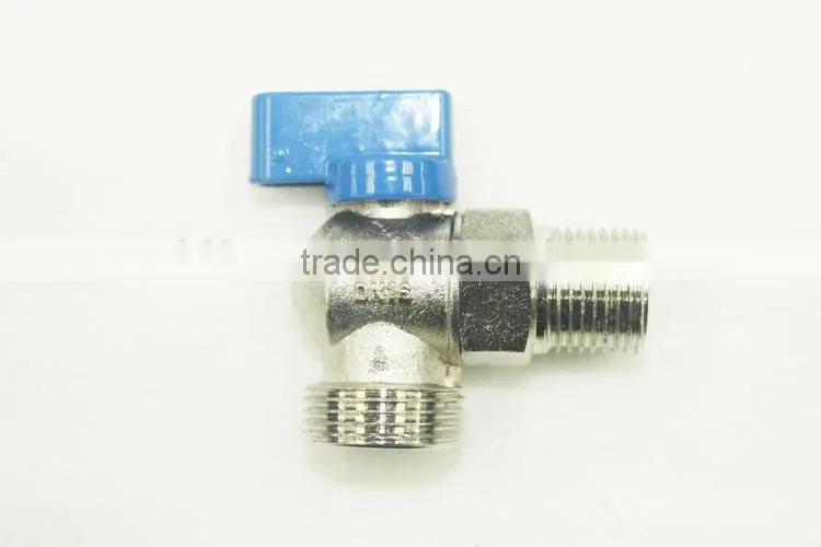 factory directly supply open brass washing angle ball valve