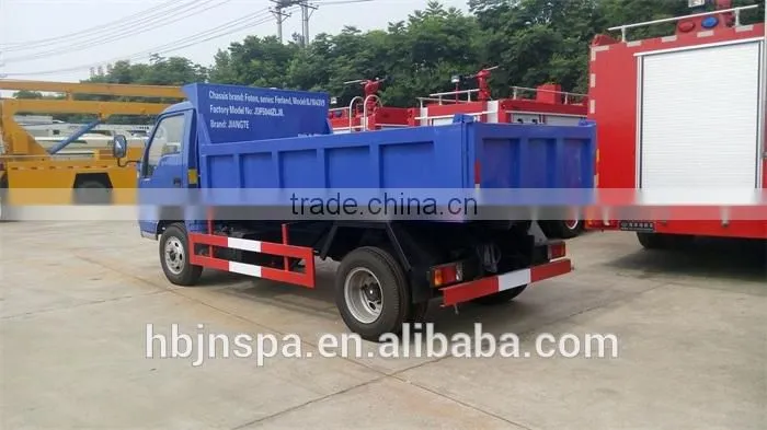 Best sealed dump 2 TON small garbage collector truck for sale