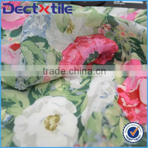 100% polyester printed fabric in 3d digital printed for clothing