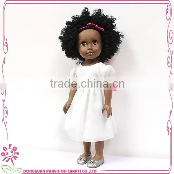 2016 Top Sale 18 inch african american afro dolls