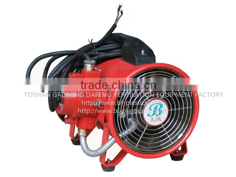 Explosion proof blower and antistatic duct