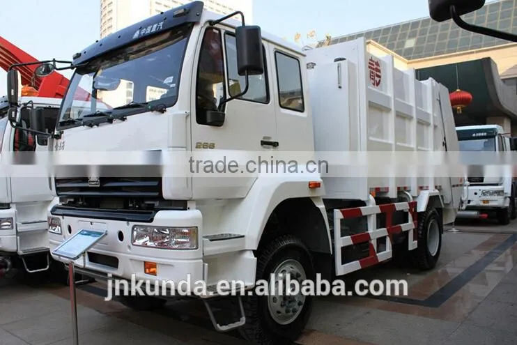 Sinotruk Howo 16 M3 Compressed garbage truck for sale