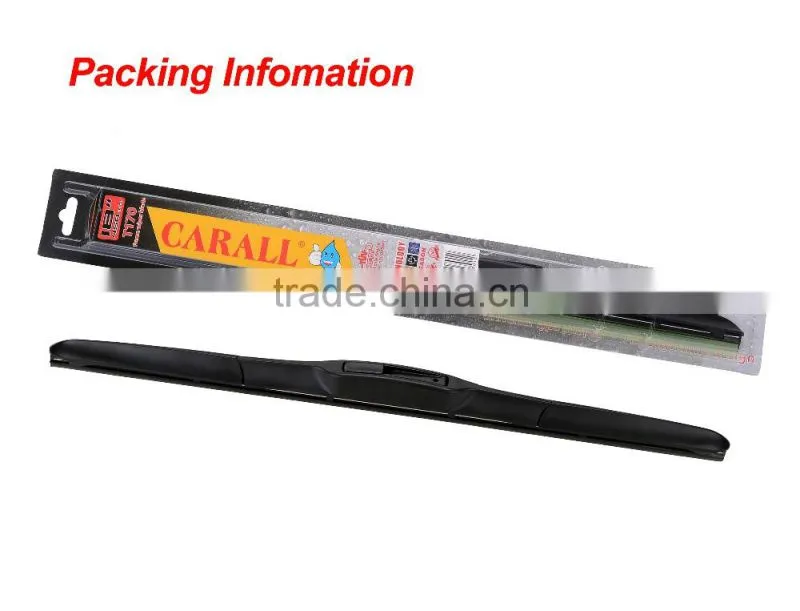 Aerodynamic and Sturdy Design CARALL Hybrid Front Windshield Wiper Blade